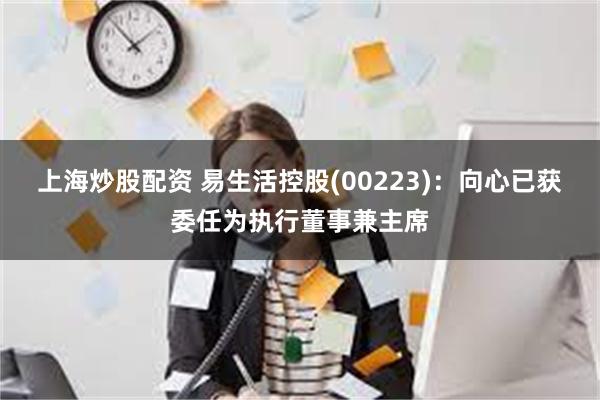 上海炒股配资 易生活控股(00223)：向心已获委任为执行董事兼主席