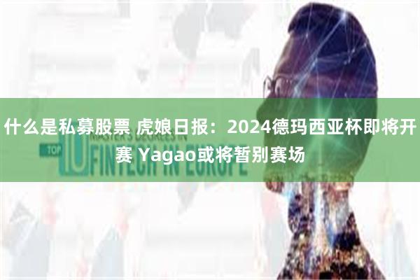 什么是私募股票 虎娘日报：2024德玛西亚杯即将开赛 Yagao或将暂别赛场